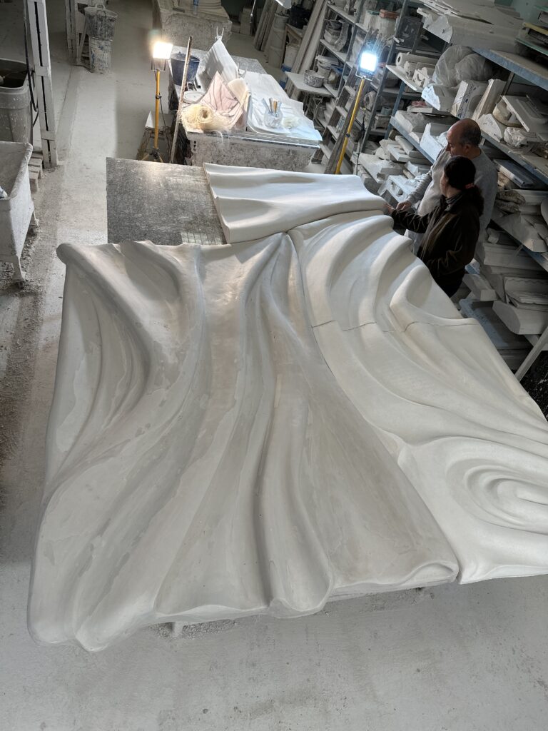 Techo tela fabricado por Italica para Alejandra Pombo